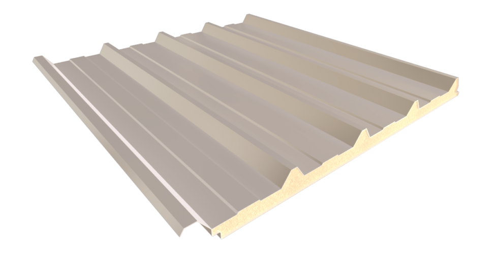 Insulated panel for roof