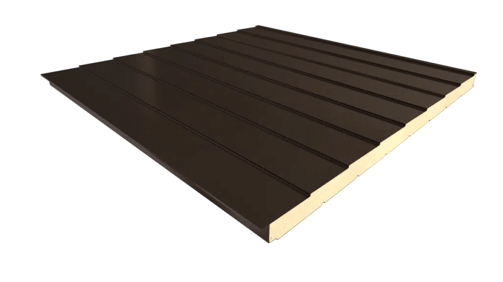 Insulated panel roofing unit